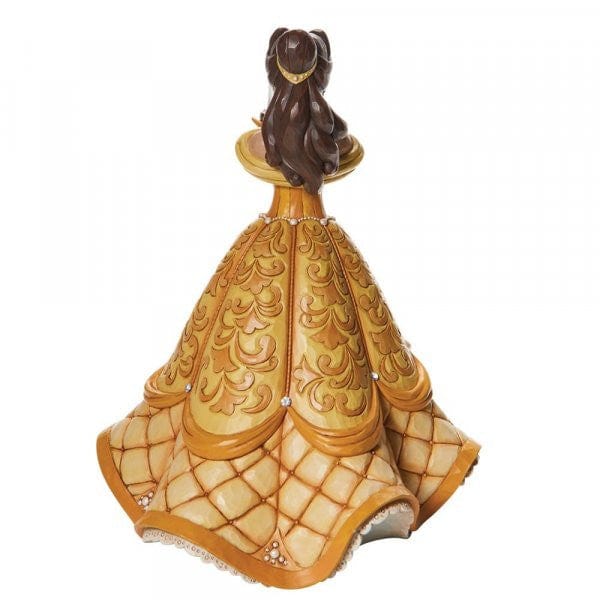 Disney Traditions A Rare Rose - Belle Deluxe Figurine 6009139 - Image 5