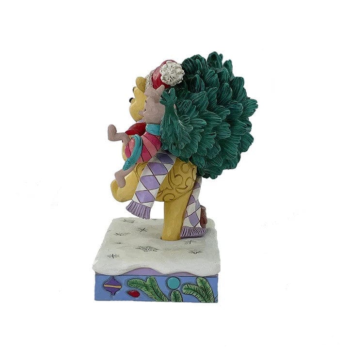 Disney Traditions A Tree For Two (Winnie the Pooh & Piglet With Christmas Tree) Figurine By Jim Shore 6016886 - Image 3