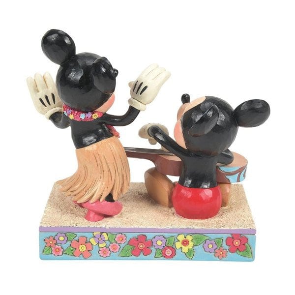 Disney Traditions Hawaiian Holiday (Mickey & Minnie Hawaii Figurine) By Jim Shore 6016330 - Image 2