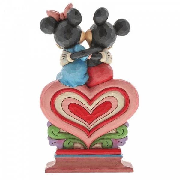 Disney Traditions Heart to Heart - Mickey Mouse and Minnie Mouse Figurine 6001282 - Image 3