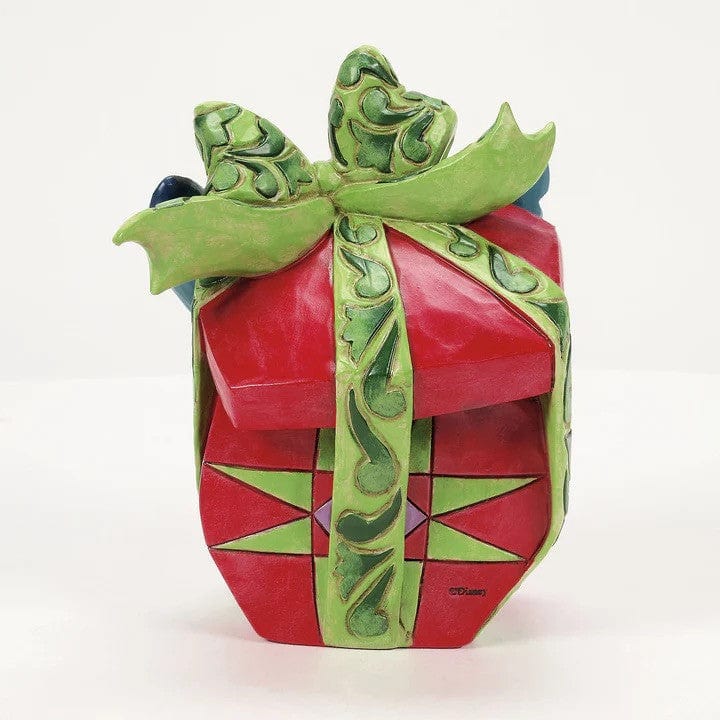 Disney Traditions Holiday Mischief (Stitch Tearing Christmas Present) Figurine By Jim Shore 6016884 - Image 3