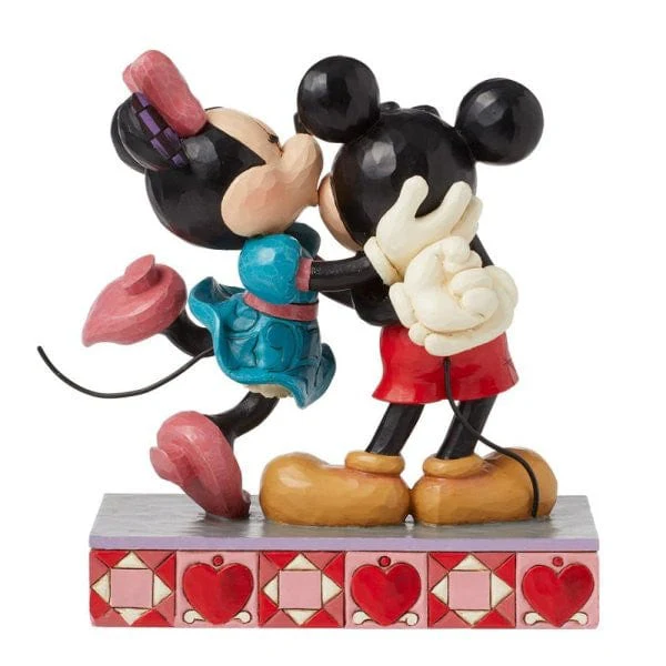 Disney Traditions Hugs & Kisses (Mickey & Minnie Love Figurine) By Jim Shore 6016327 - Image 2