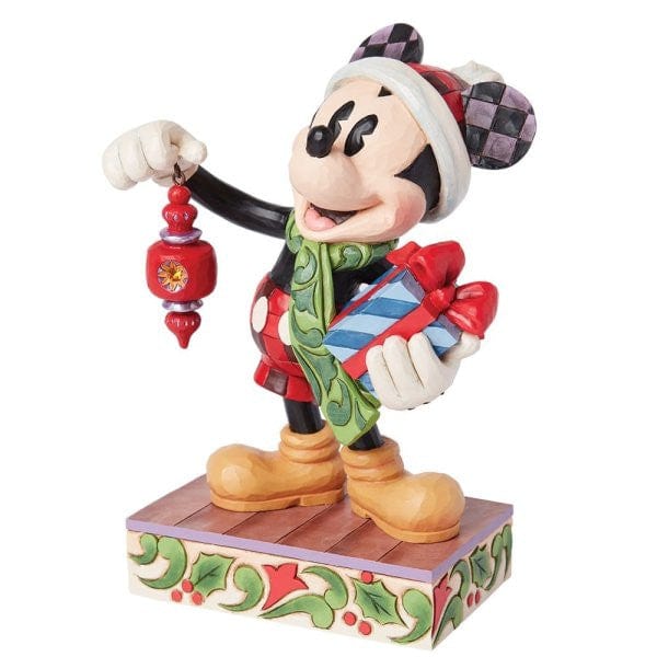 Disney Traditions Limited Edition Christmas Mickey Mouse 2024 Figurine By Jim Shore 6015737 - Image 3