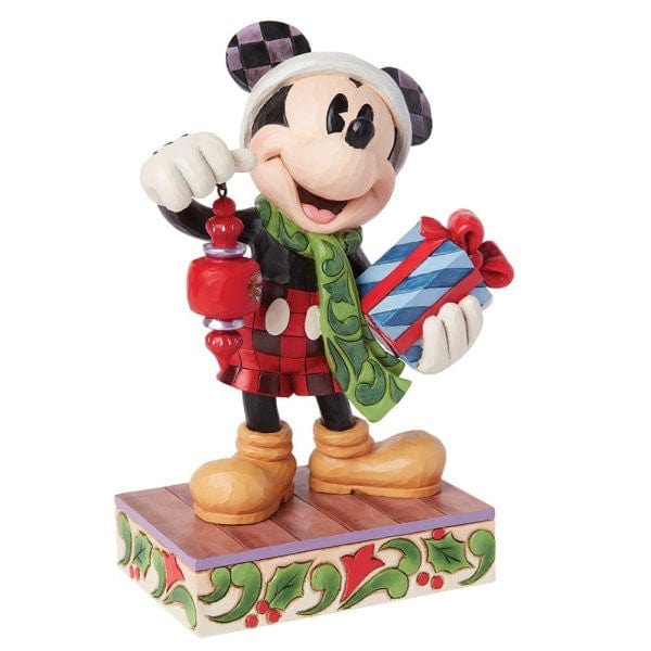 Disney Traditions Limited Edition Christmas Mickey Mouse 2024 Figurine By Jim Shore 6015737 - Image 4