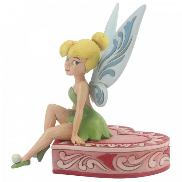 Disney Traditions Love Seat - Tinker Bell on Heart Figurine 6005966 - Image 3