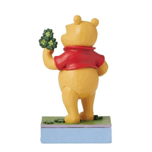 Disney Traditions Lucky Ol' Bear (Winnie the Pooh with Clover Figurine) By Jim Shore 6016335 - Image 2