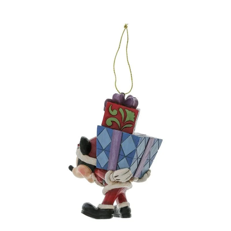 Disney Traditions Mickey With Gifts On His Back Hanging Ornament By Jim Shore 6017547 - Image 2