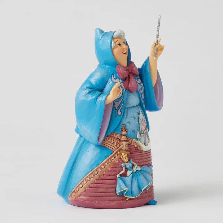 Disney Traditions Midnight Magic (Cinderella Fairy Godmother) Figurine By Jim Shore 6016898 - Image 2