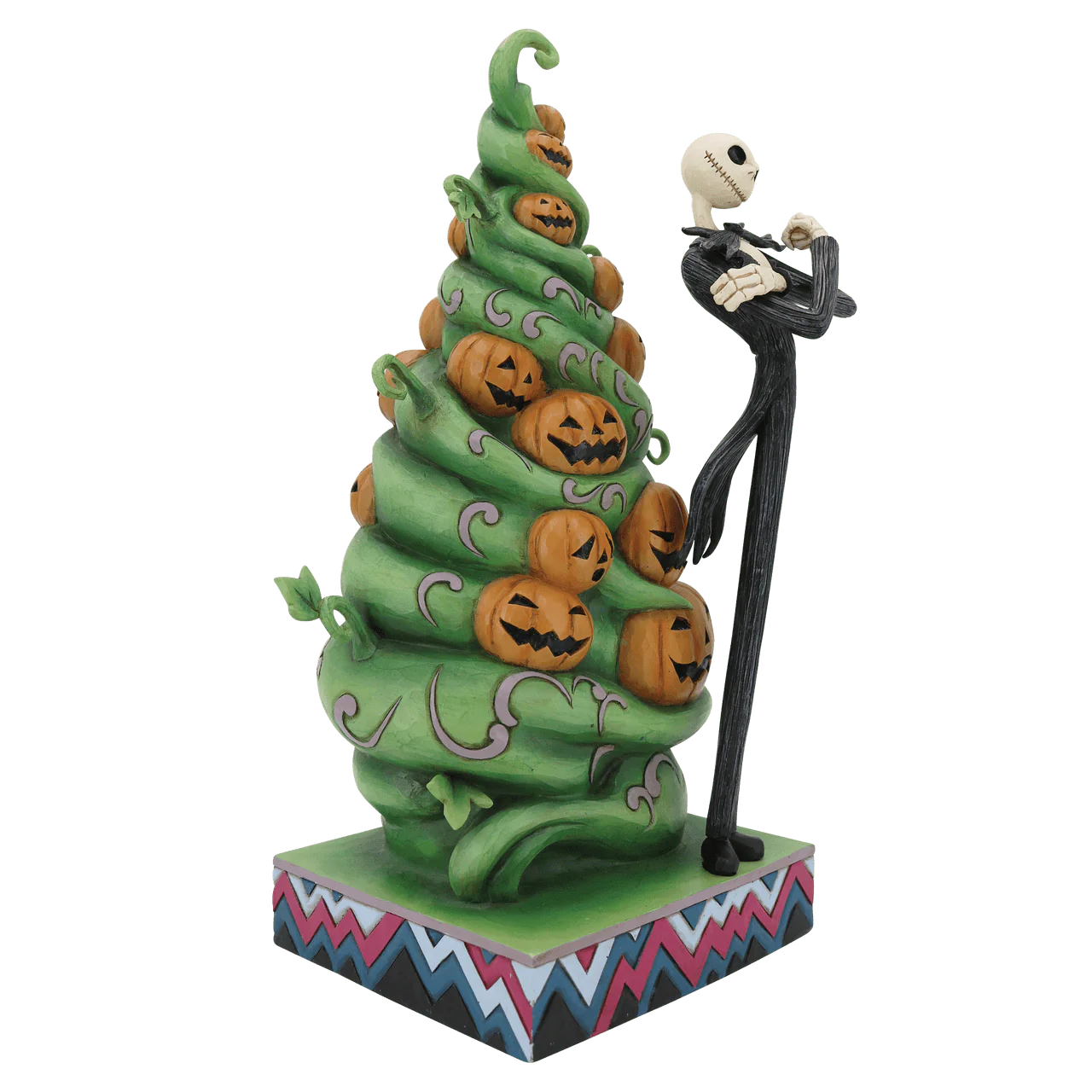 Disney Traditions Nightmare Before Christmas Jack with Tree (Interchangeable) Figurine By Jim Shore 6013055 - Image 3