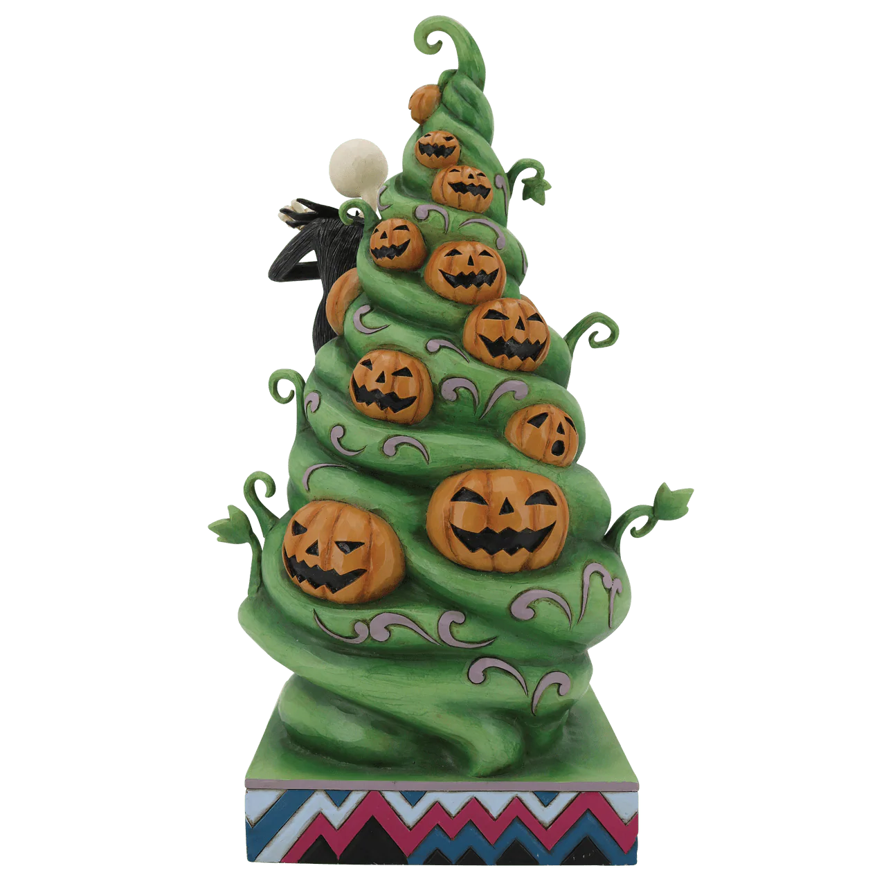Disney Traditions Nightmare Before Christmas Jack with Tree (Interchangeable) Figurine By Jim Shore 6013055 - Image 4