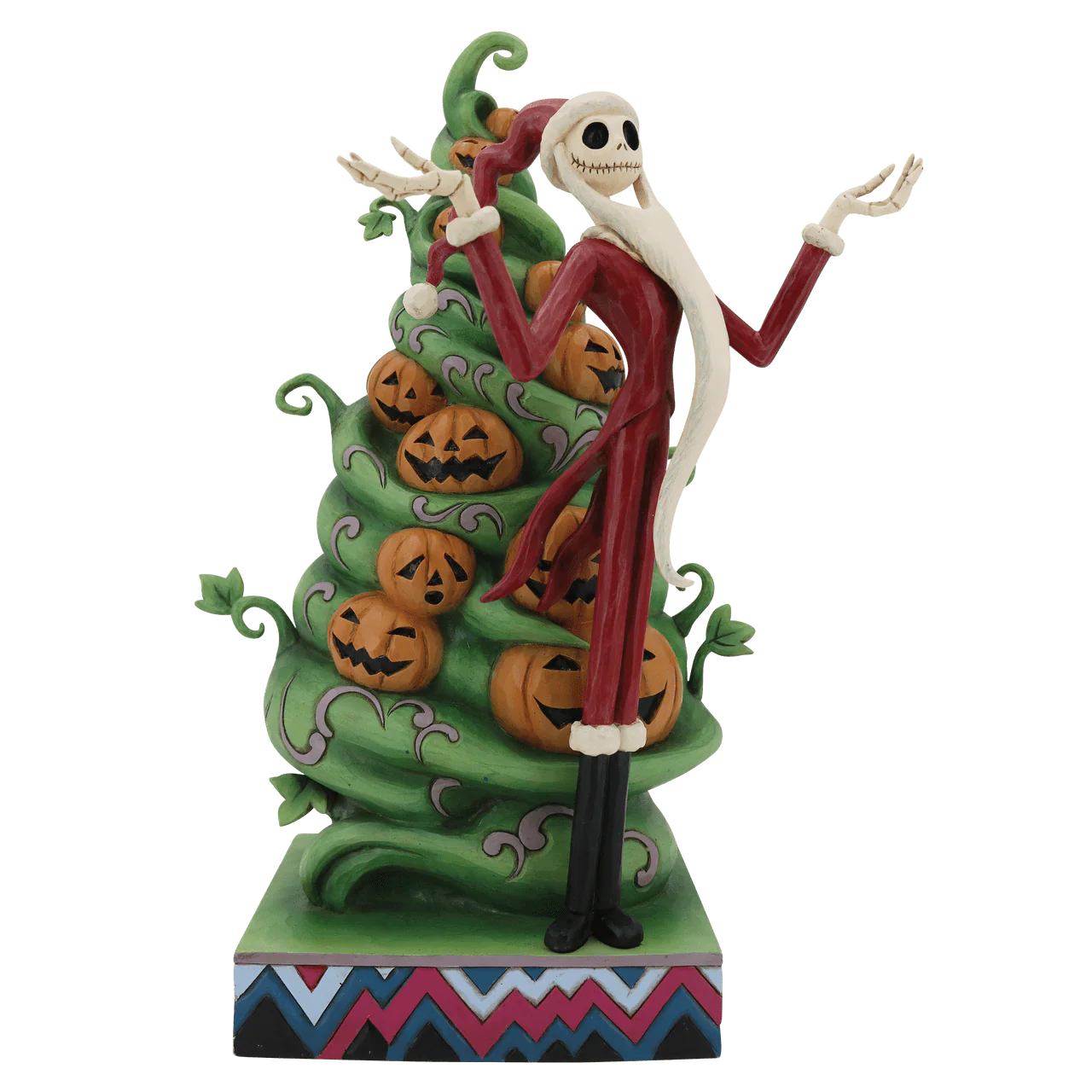 Disney Traditions Nightmare Before Christmas Jack with Tree (Interchangeable) Figurine By Jim Shore 6013055 - Image 5