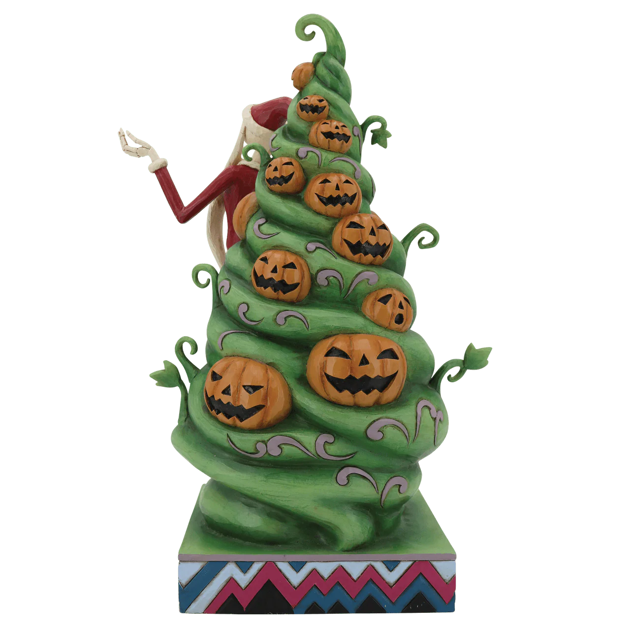 Disney Traditions Nightmare Before Christmas Jack with Tree (Interchangeable) Figurine By Jim Shore 6013055 - Image 6