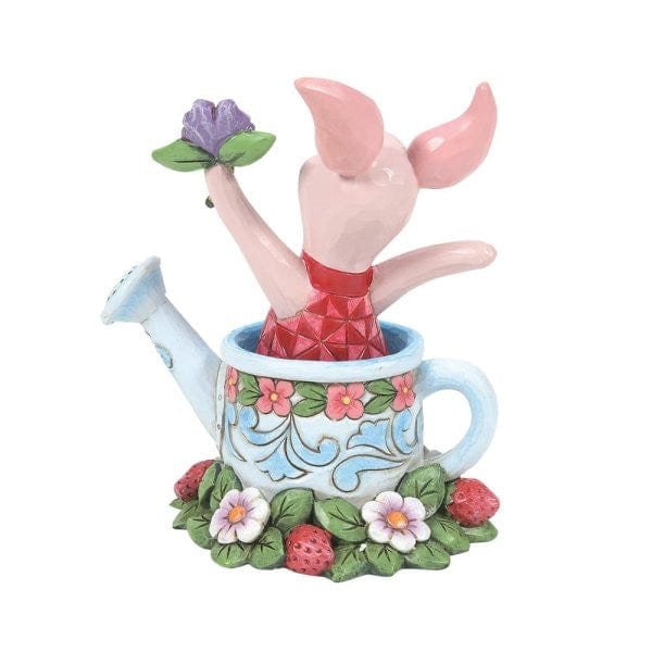 Disney Traditions Piglet in Watering Can Figurine 6014320 - Image 3