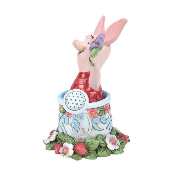 Disney Traditions Piglet in Watering Can Figurine 6014320 - Image 4