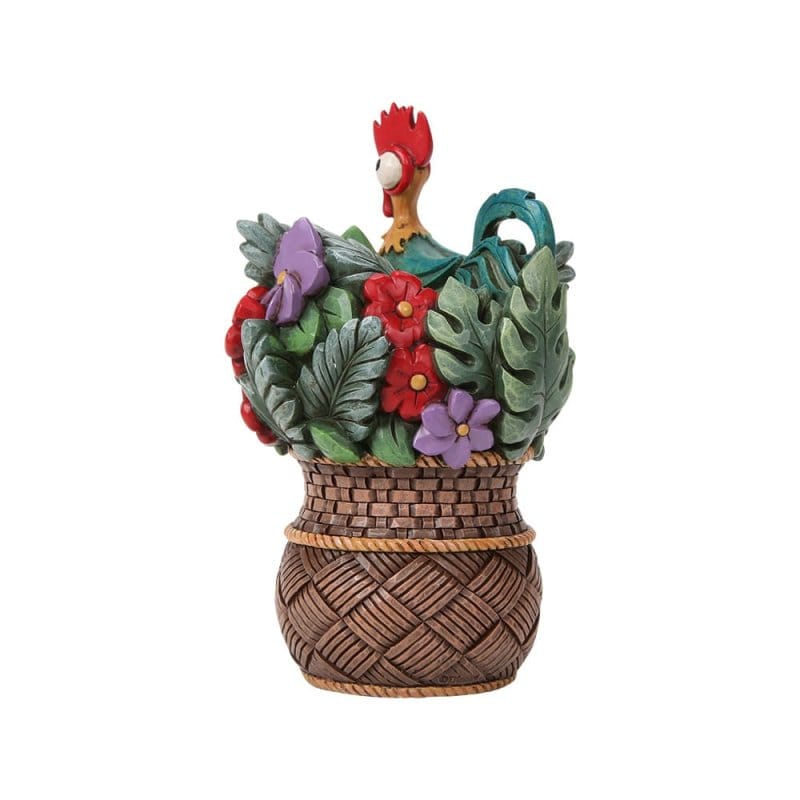 Disney Traditions Pua And Hei Hei Flower Basket Moana Figurine by Jim Shore - Image 6