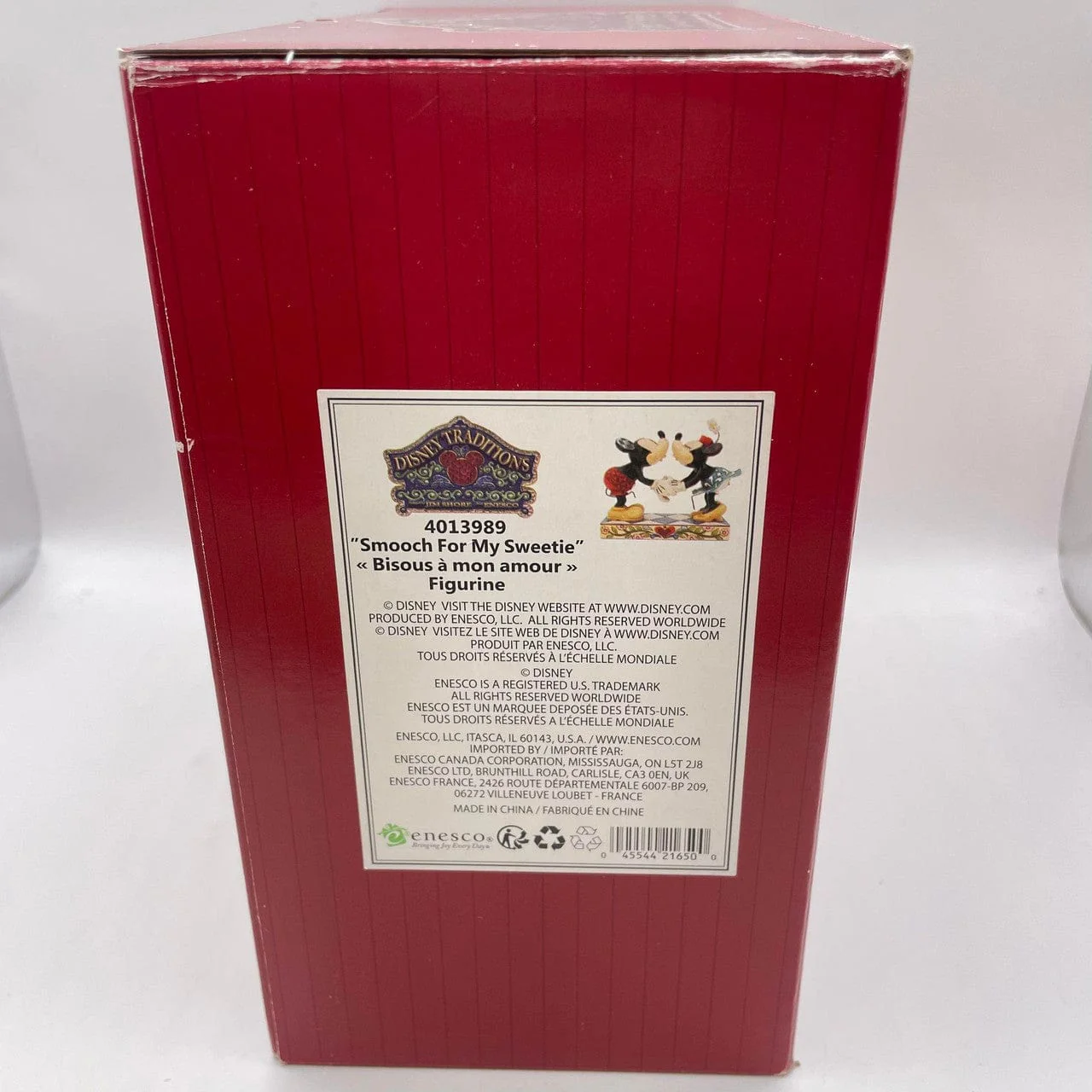 Disney Traditions Smooch For My Sweetie Mickey & Minnie Figurine Signed by Jim Shore 4013989 - Image 6