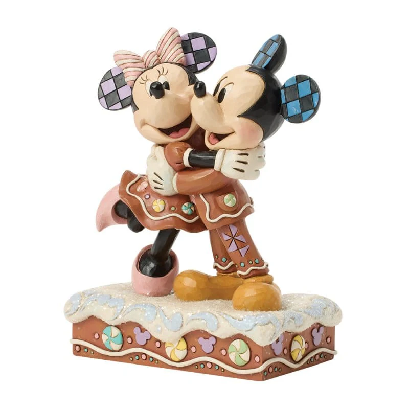 Disney Traditions Sugarcoated Sweethearts (Mickey and Minnie Gingerbread) Figurine By Jim Shore 6018705 - Image 3