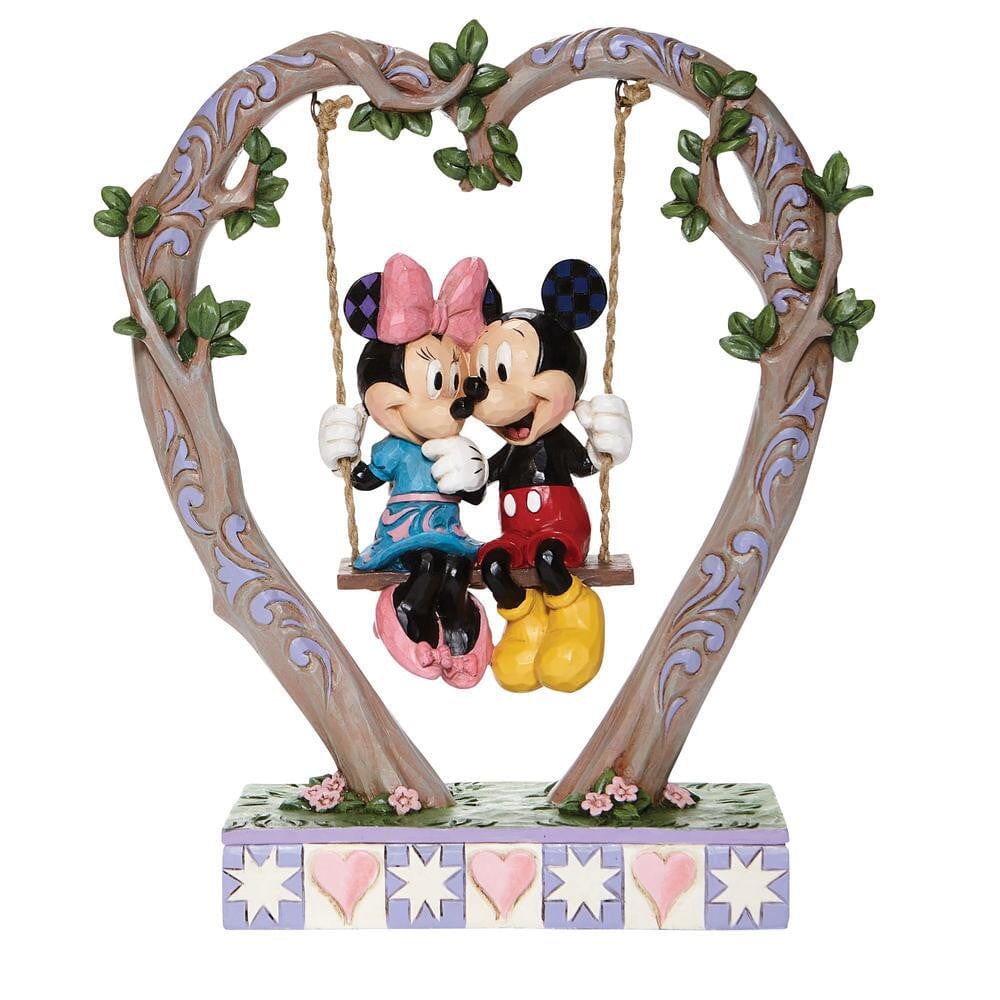 Disney Traditions Sweethearts in Swing (Mickey & Minnie on Swing) Figurine By Jim Shore 6008328