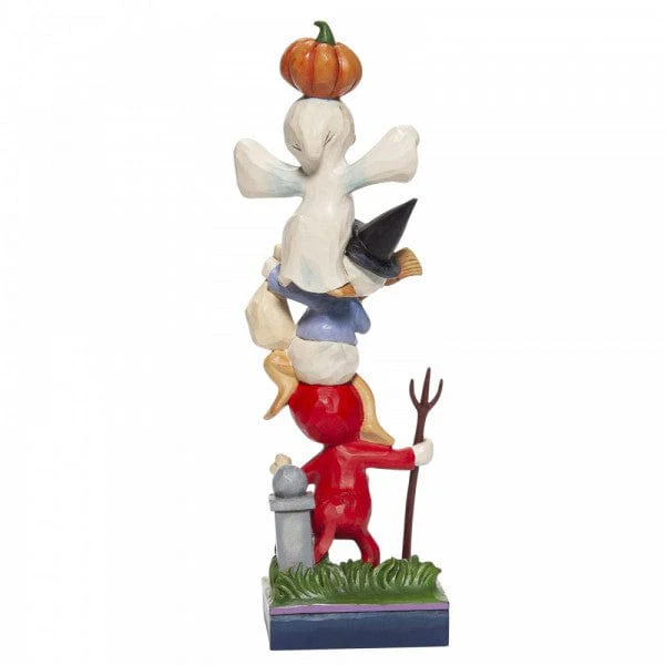 Disney Traditions Teetering Trick-or-Treaters - Stacked Huey, Dewey and Louie Figurine 6007079 - Image 3