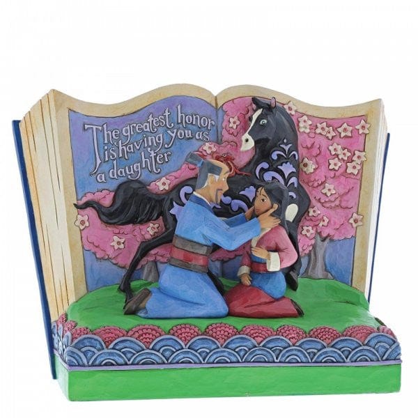 Disney Traditions The Greatest Honor is You as a Daughter - Storybook Mulan Figurine 4059729 - Image 2
