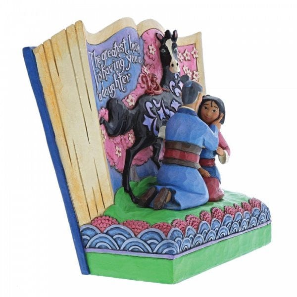 Disney Traditions The Greatest Honor is You as a Daughter - Storybook Mulan Figurine 4059729 - Image 3