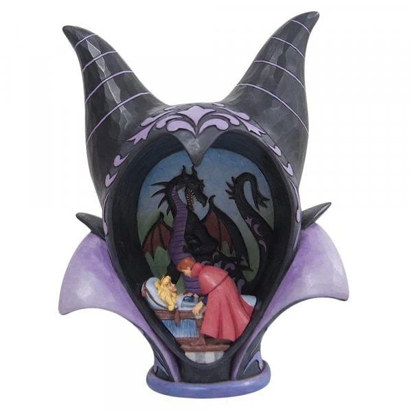 Disney Traditions True Love's Kiss - Maleficent Diorama Headdress Figurine