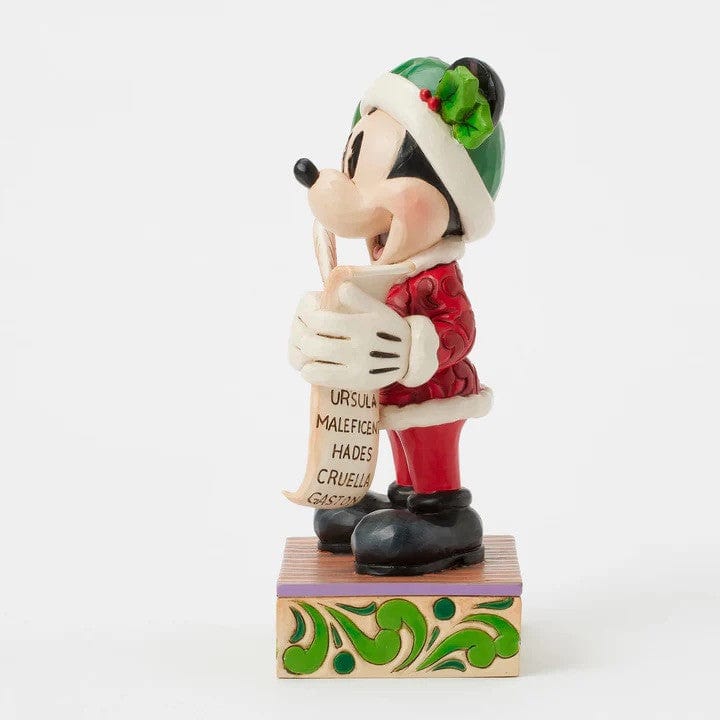 Disney Traditions Twenty Years of Magic (Santa Mickey Naughty/Nice List) Figurine By Jim Shore 6016890 - Image 4