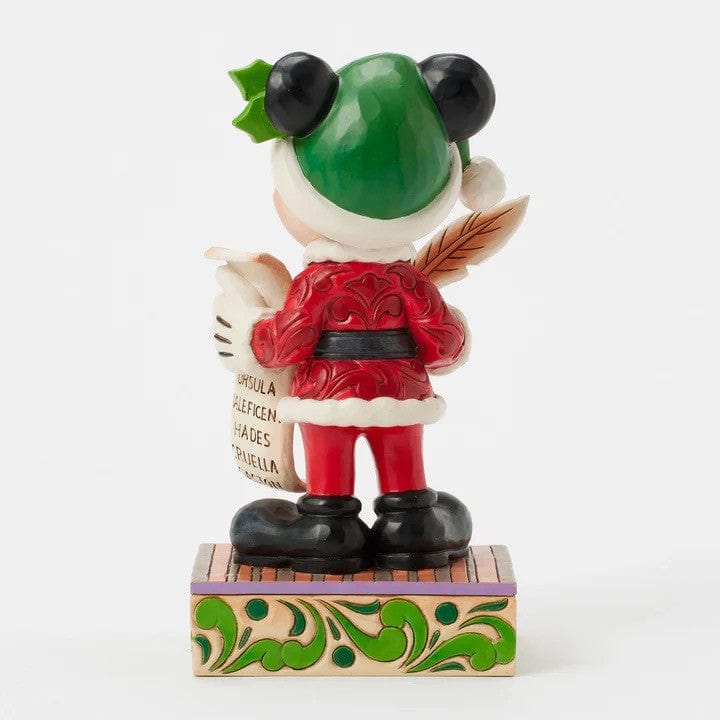 Disney Traditions Twenty Years of Magic (Santa Mickey Naughty/Nice List) Figurine By Jim Shore 6016890 - Image 5