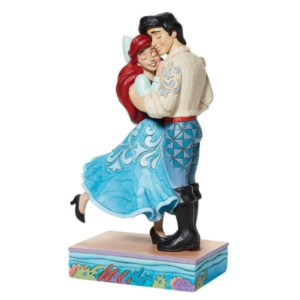 Disney Traditions Two Worlds United Ariel & Prince Eric Figurine by Jim Shore 6013070 - Image 2