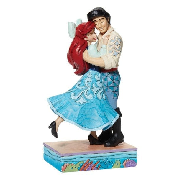 Disney Traditions Two Worlds United Ariel & Prince Eric Figurine by Jim Shore 6013070 - Image 3