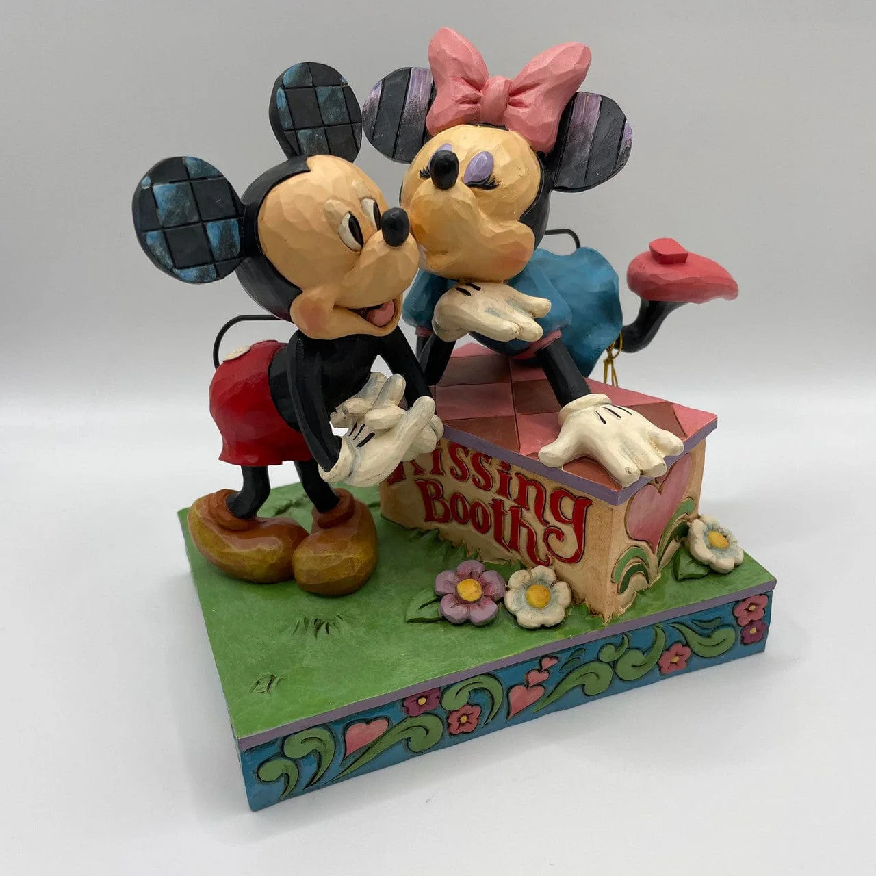 Disney Traditions Valentines Mickey and Minnie 4 Pack Bundle Figurines - Kissing Booth, Campfire, Sharing Memories and Lovebirds - Image 2
