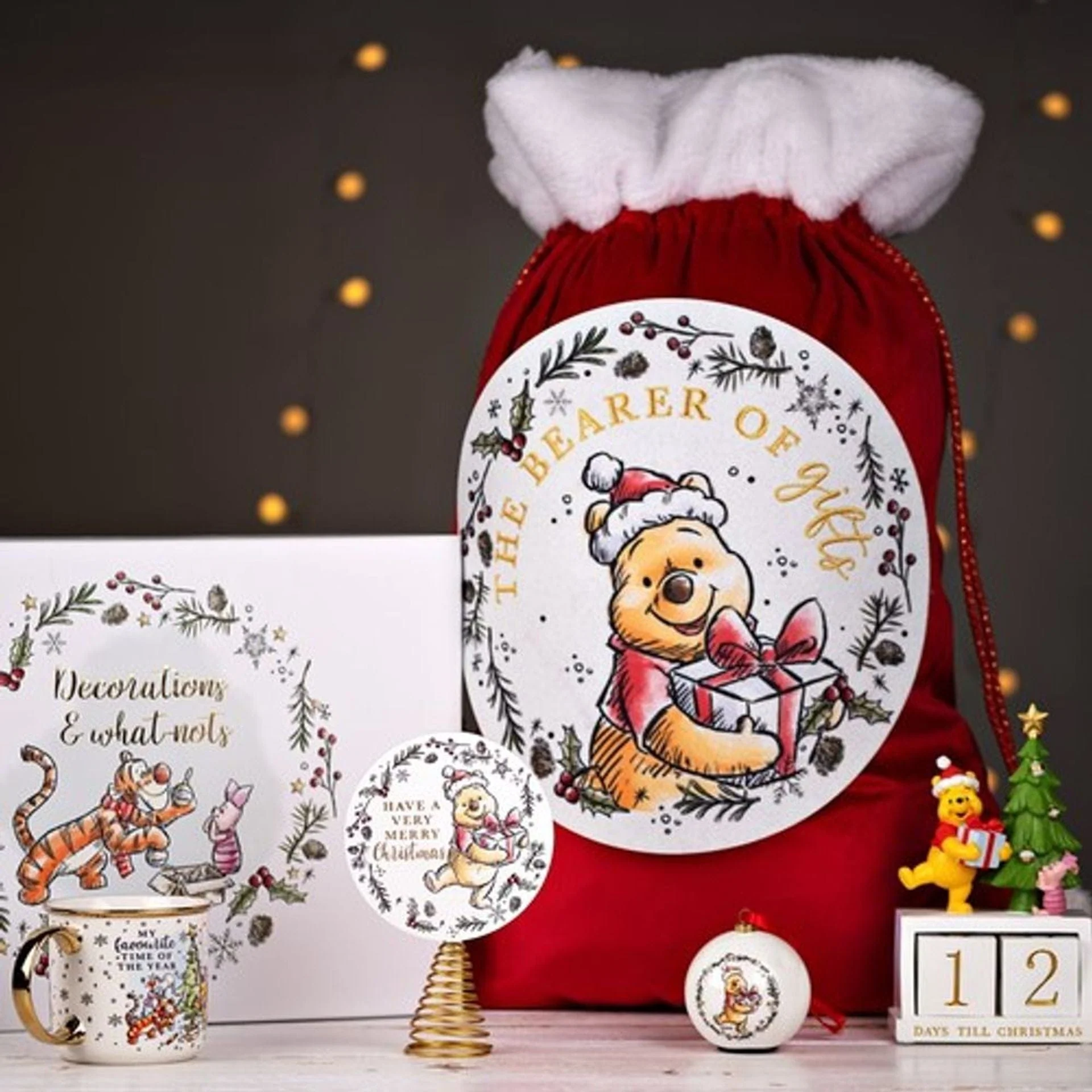 Disney Winnie Christmas Present Sack - Image 2