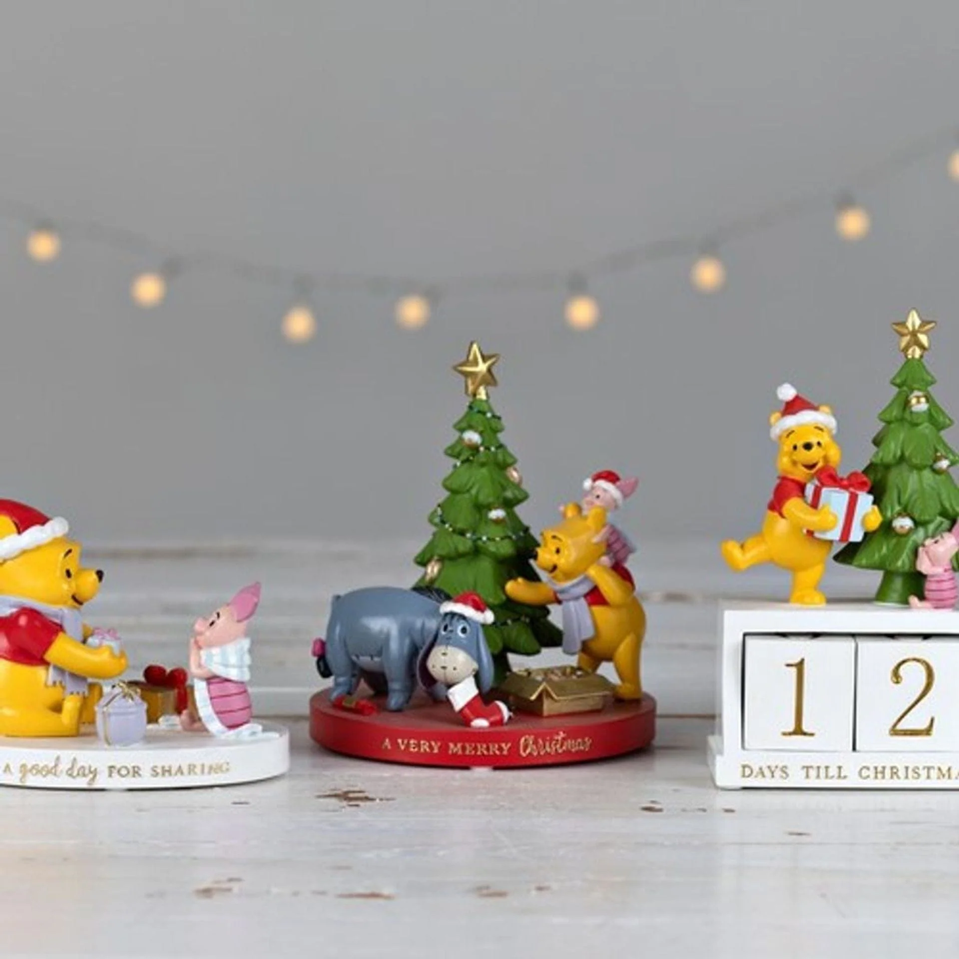 Disney Winnie The Pooh Large Figurine "A Good Day for Sharing" - Image 3