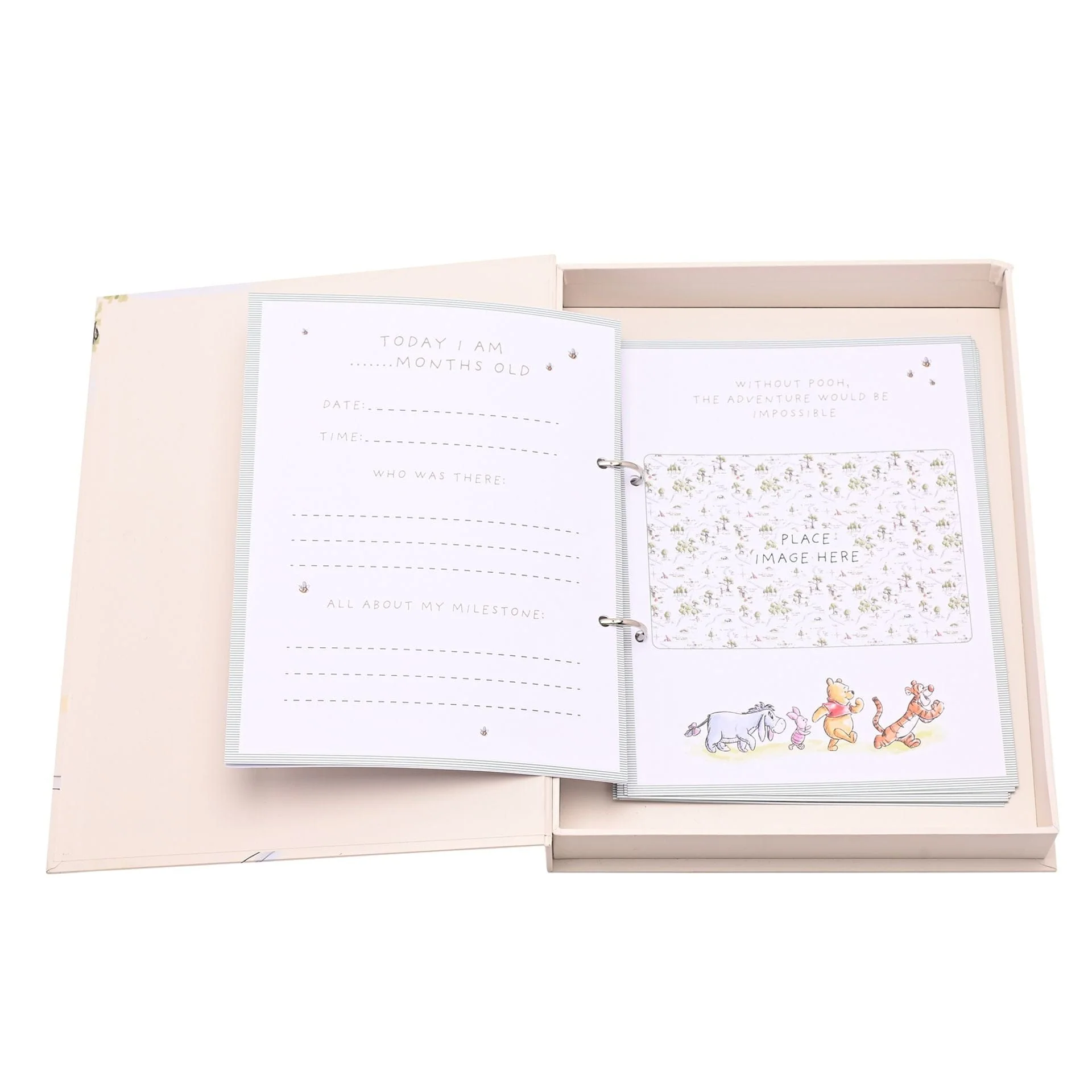 Disney Winnie The Pooh Milestone Album with Cards - Image 3