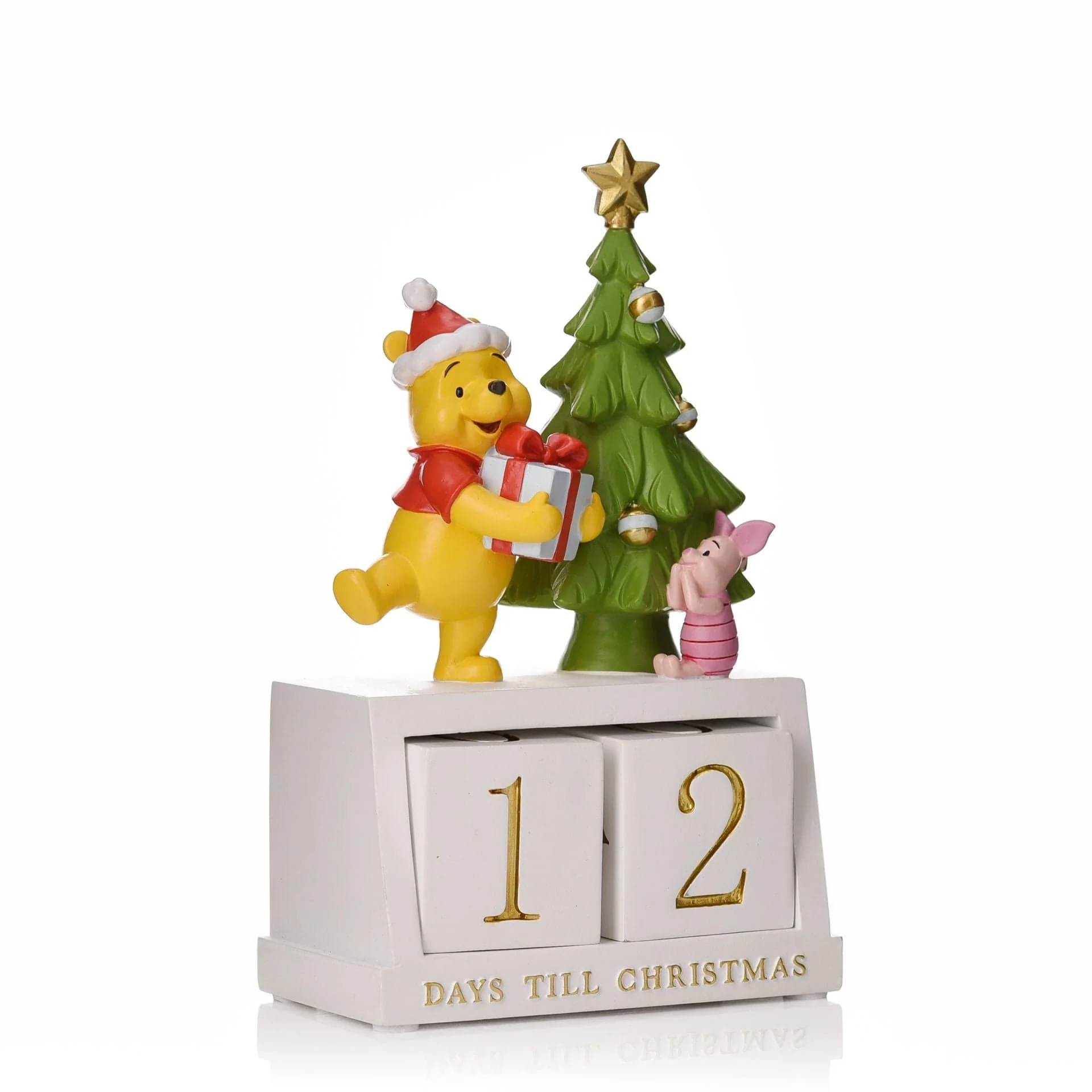 Disney Winnie The Pooh Resin Christmas Count Down Calendar - Image 2