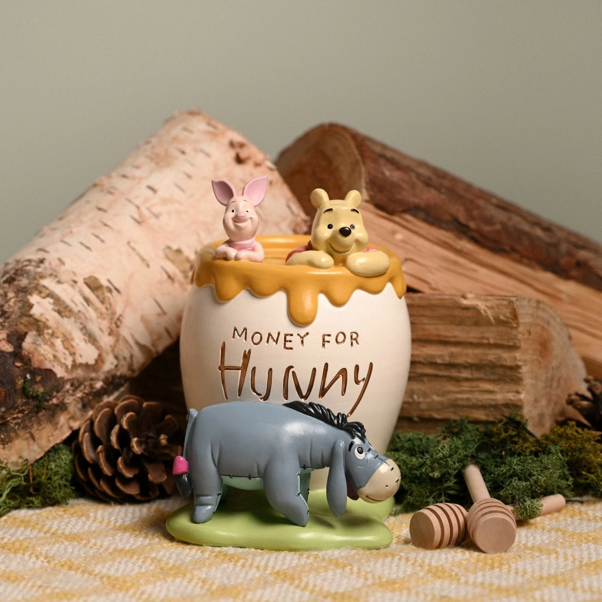 Disney Winnie The Pooh Resin Money Bank 'Money for Hunny' - Image 2