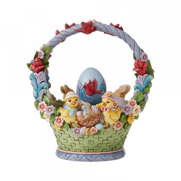 Easter Cheer Found Here! 17th Annual Easter Basket Heartwood Creek by Jim Shore 6008810 - Image 2