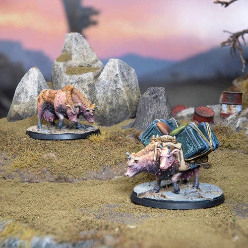 Fallout Wasteland Warfare Creatures Brahmin Herd - Image 2