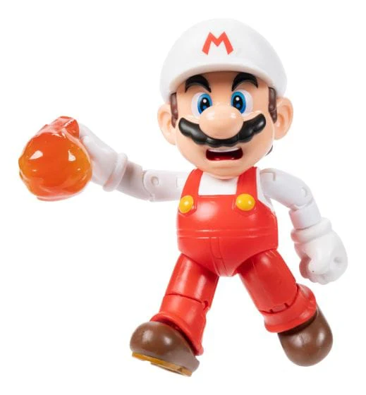 World of Nintendo Super Mario 4" Figures - Fire Mario - Image 2