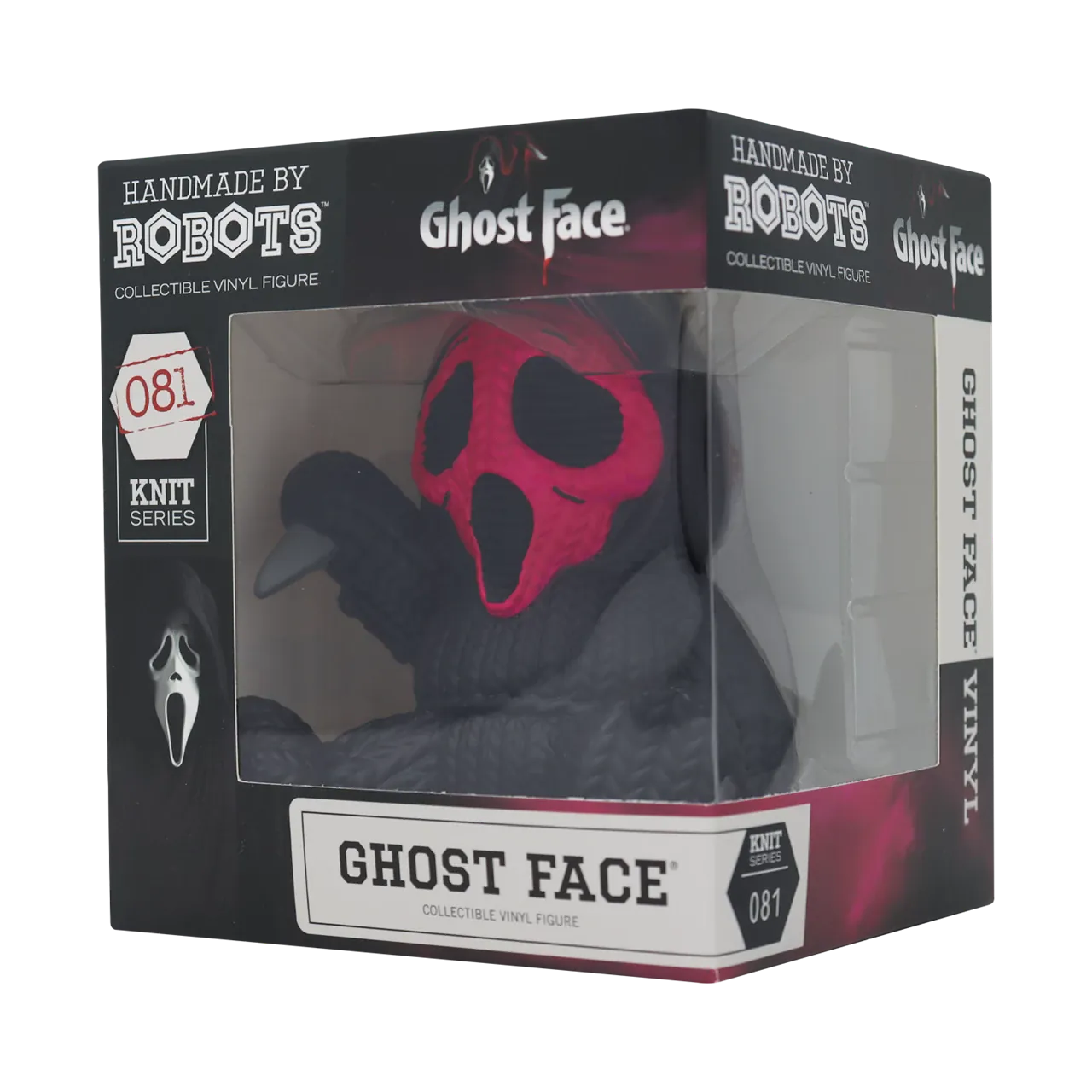 Ghostface Scream Fluorescent Pink Collectible Vinyl Figure by Handmade By Robots - Image 4