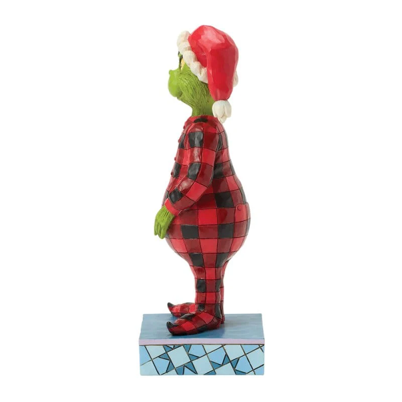 The Grinch Wearing Pyjamas Figurine By Jim Shore 6018953 - Image 2