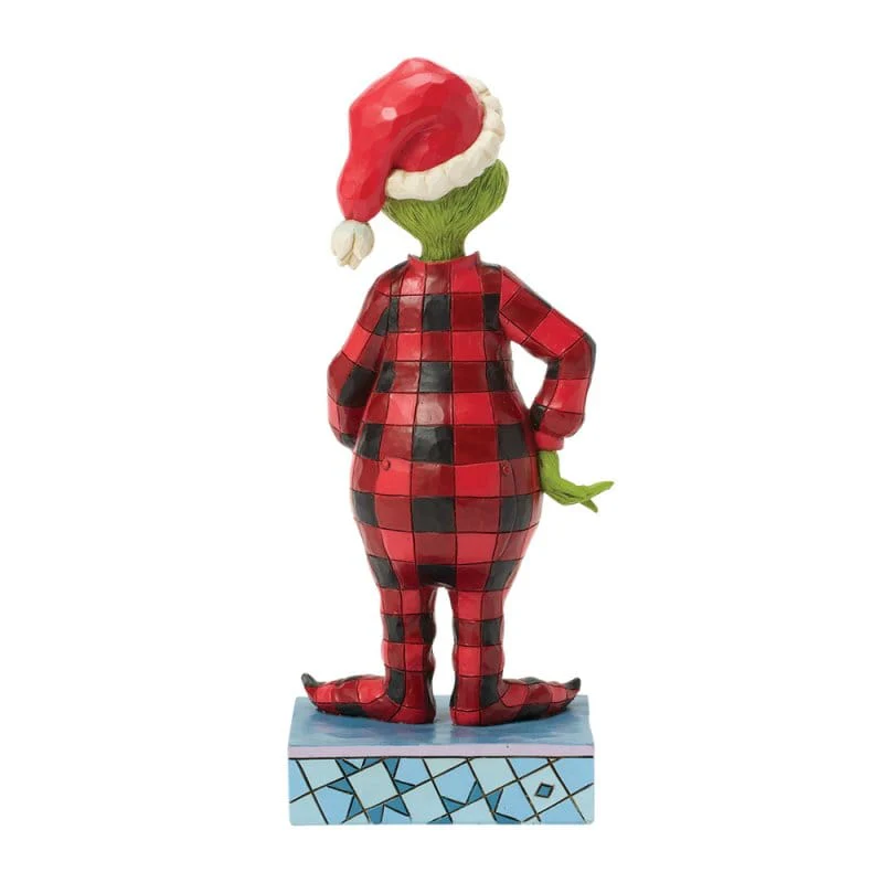 The Grinch Wearing Pyjamas Figurine By Jim Shore 6018953 - Image 3