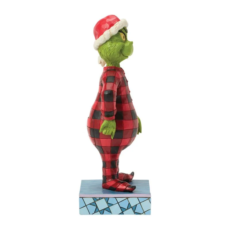 The Grinch Wearing Pyjamas Figurine By Jim Shore 6018953 - Image 4