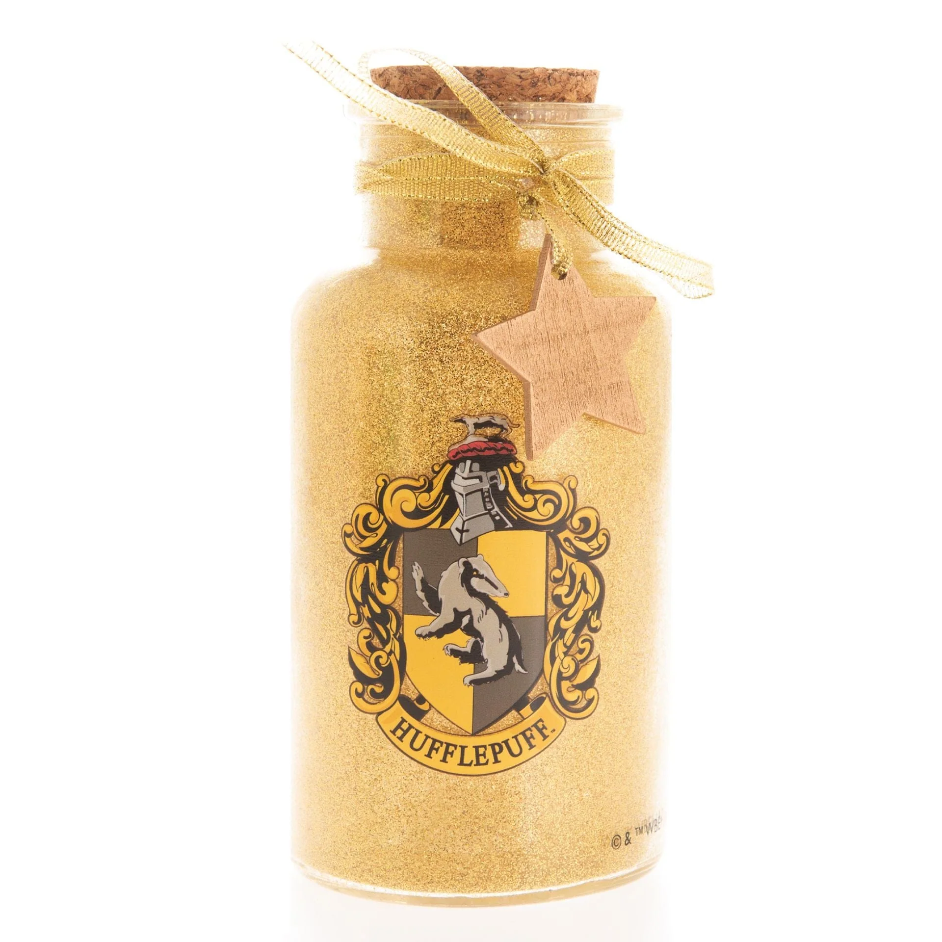 Harry Potter LED Light Up House Crest Glass Jar Hufflepuff - Image 2