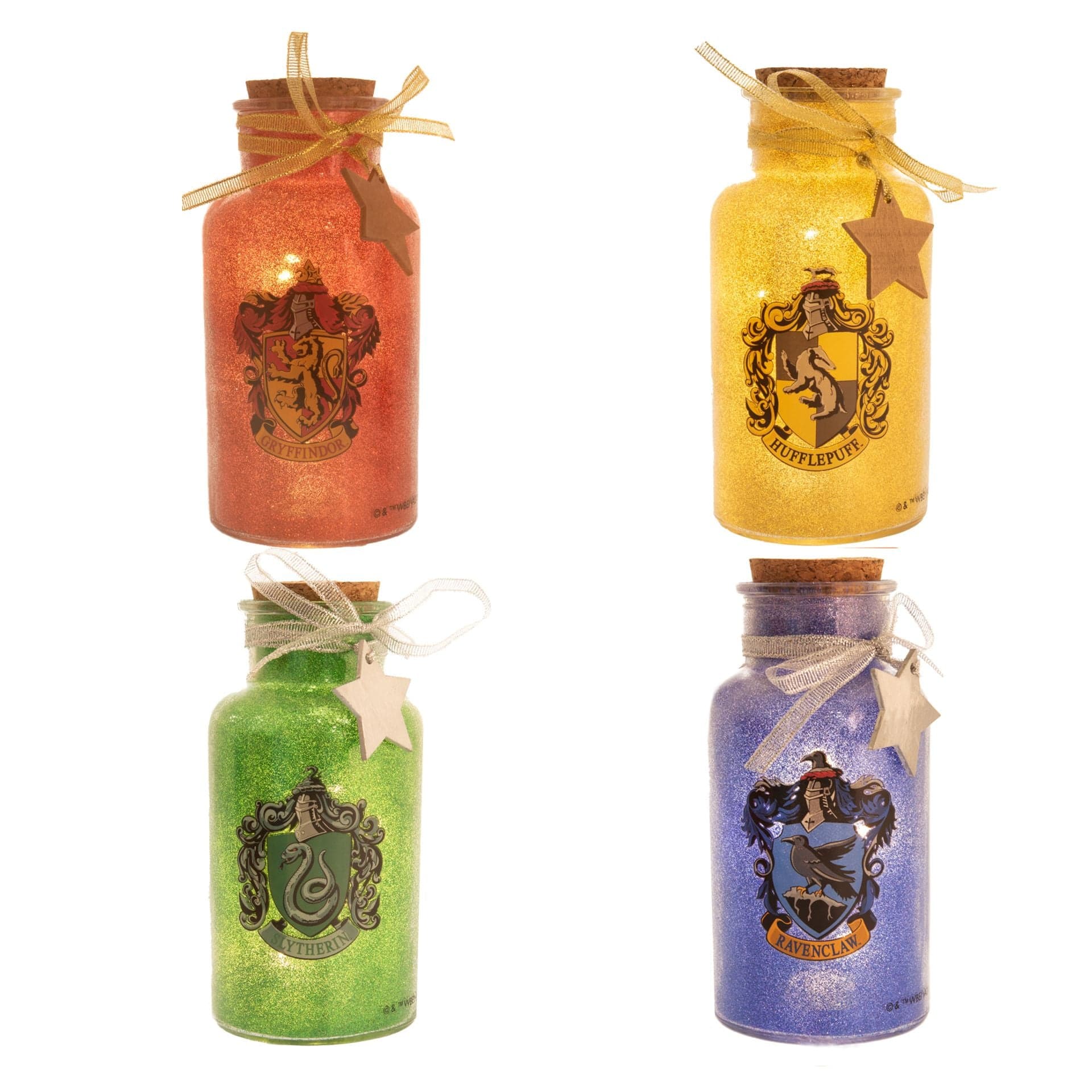 Harry Potter LED Light Up House Crest Glass Jar Hufflepuff - Image 3