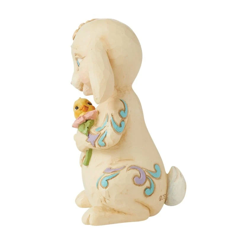 Heartwood Creek Bunny With Chick Mini Jim Shore Figurine - Image 2