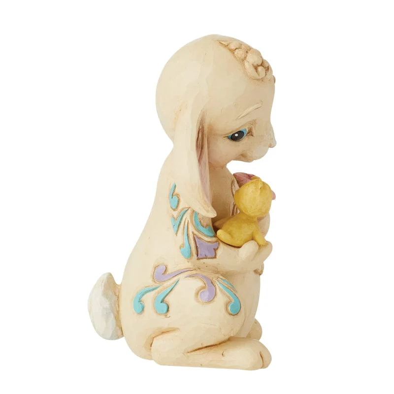 Heartwood Creek Bunny With Chick Mini Jim Shore Figurine - Image 4