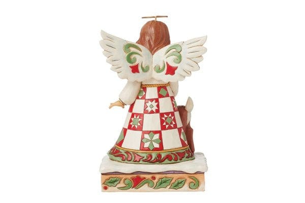 Heartwood Creek By Jim Shore Christmas Angel With Deer Figurine 6015532 - Image 3