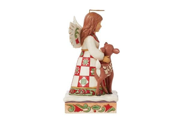 Heartwood Creek By Jim Shore Christmas Angel With Deer Figurine 6015532 - Image 4