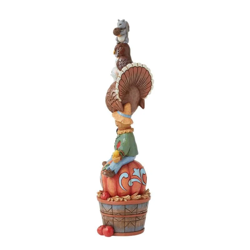 Heartwood Creek By Jim Shore Festive Fall Friends (Harvest Critter Stack) Figurine 6016631 - Image 2